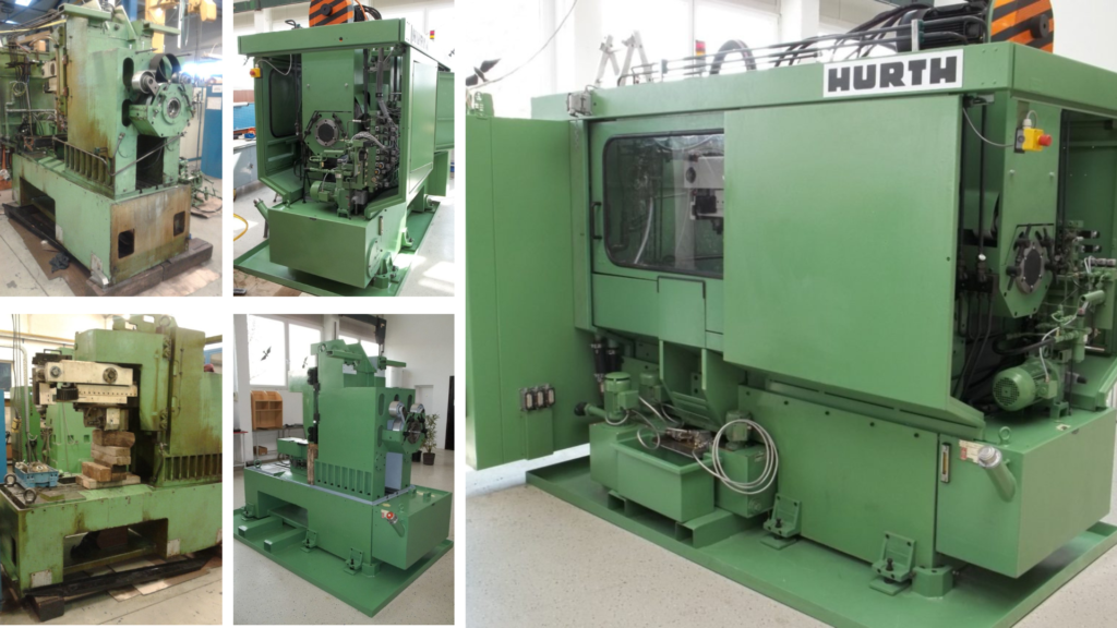 HURTH ZS 350 CNC fogazó gép teljes felújítása – szerszámgép karbantartás és javítás a Bakai Kft szakértelmével