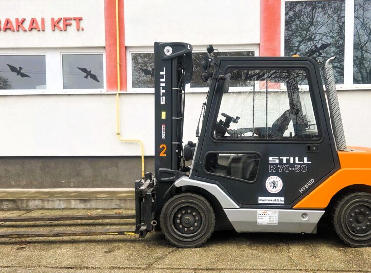 Still R 70-50 - 5 tonnás dízel üzemű targonca bérbeadásra, bérlésre vagy kölcsönzésre ipari gépmozgatási feladatokhoz – Bakai Kft